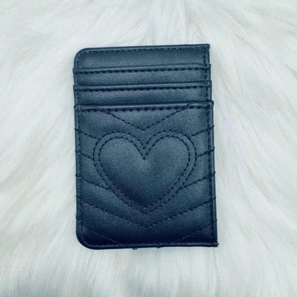 Black Love Heart Card Holder - Picture 6 of 6